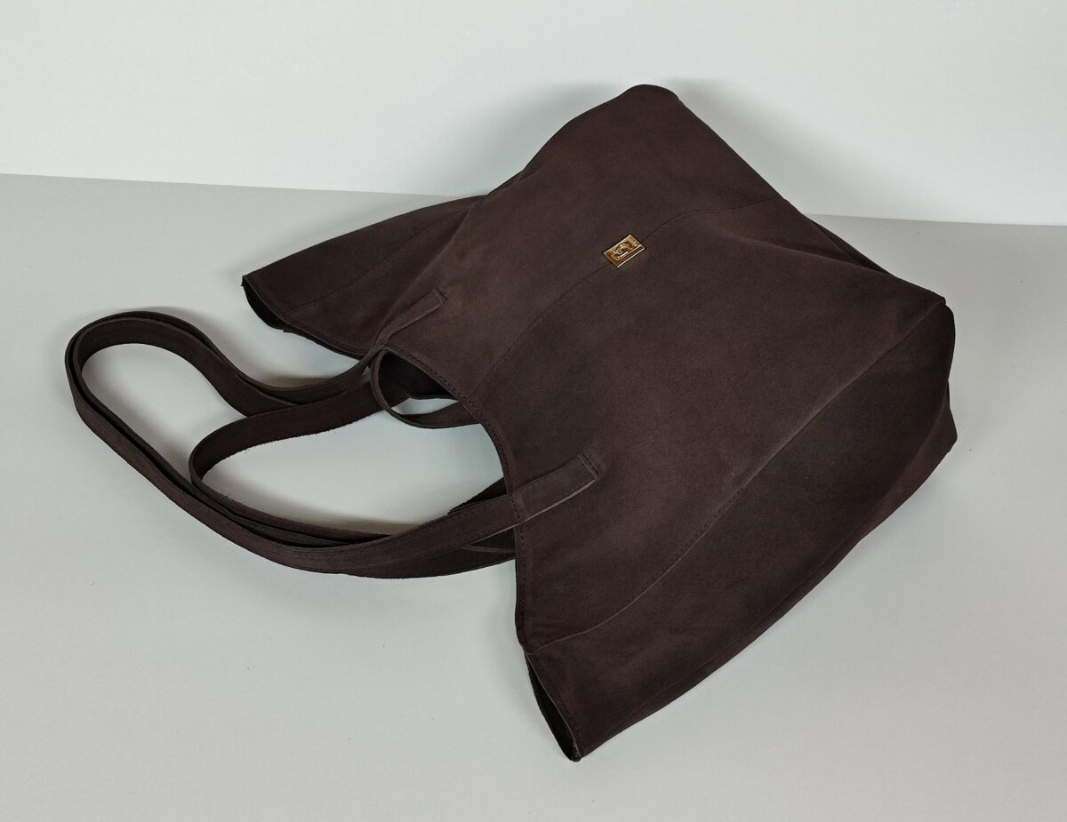 Gondola Suede Leather Bag - Image 7