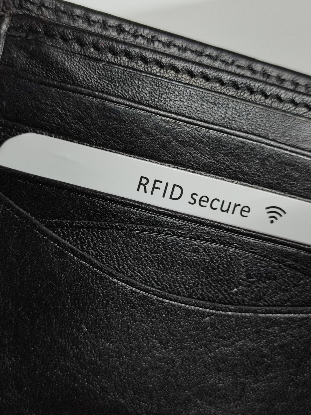 Genuine Leather Black Wallet - Image 4