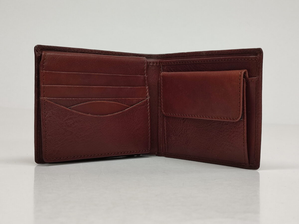 Genuine Leather Brown Wallet - Image 2