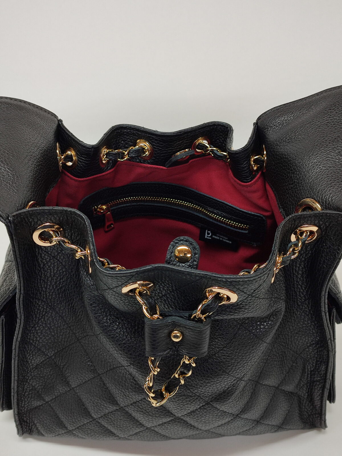 Luxury SUEDE Bucket Bag (Medium Size) - Image 12
