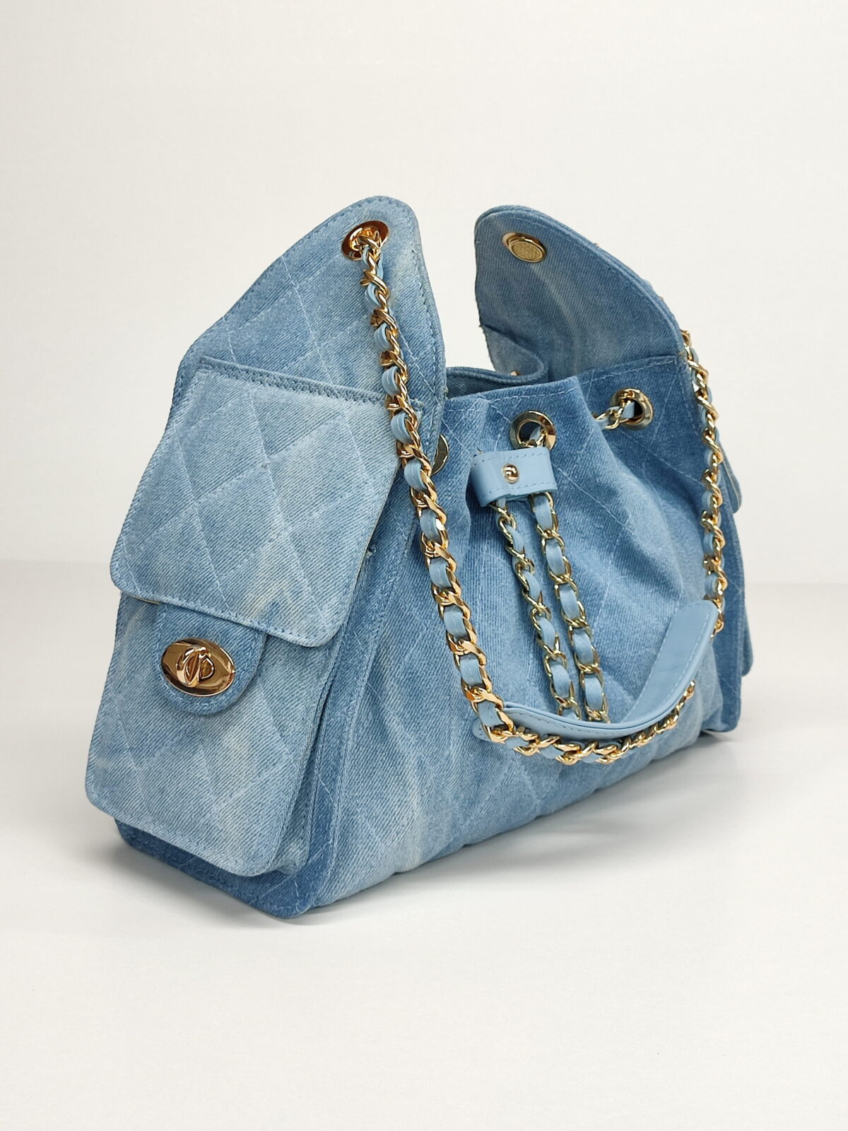Jeans Luxury Bucket Bag (Small Size) - Image 2