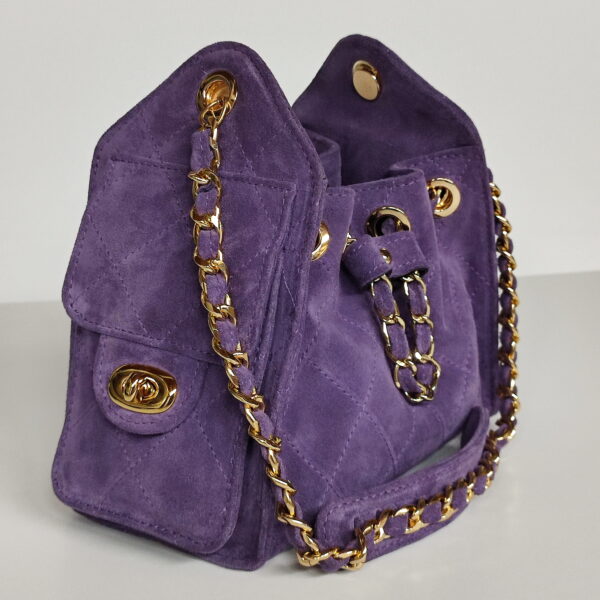 Luxury SUEDE Bucket Bag (Mini Size)