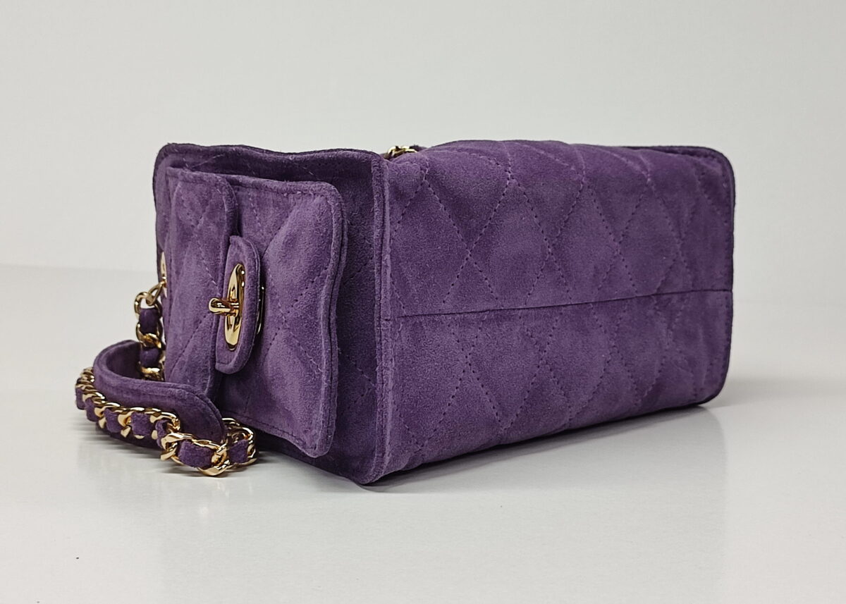 Luxury SUEDE Bucket Bag (Mini Size) - Image 5