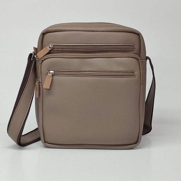 Large Messenger Grey Bag