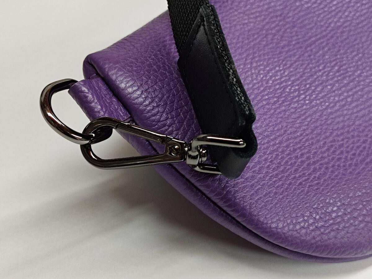 Classic Grained Leather Festival Bag - Image 5