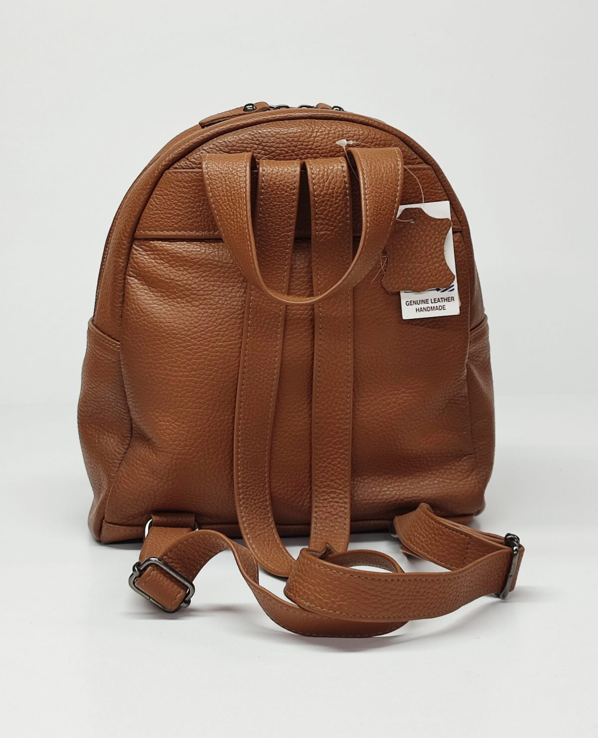 Genuine Leather Small Backpack - Image 3
