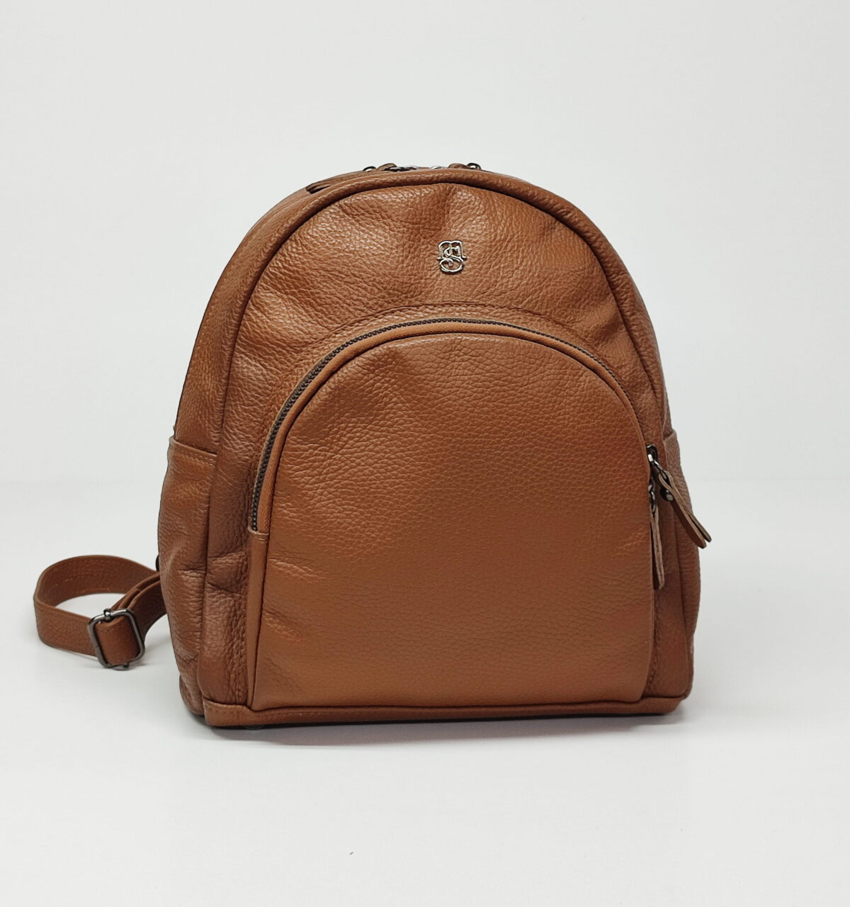 Genuine Leather Small Backpack - Image 2