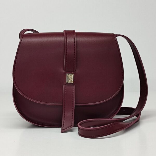 Classic Burgundy Satchel Bag